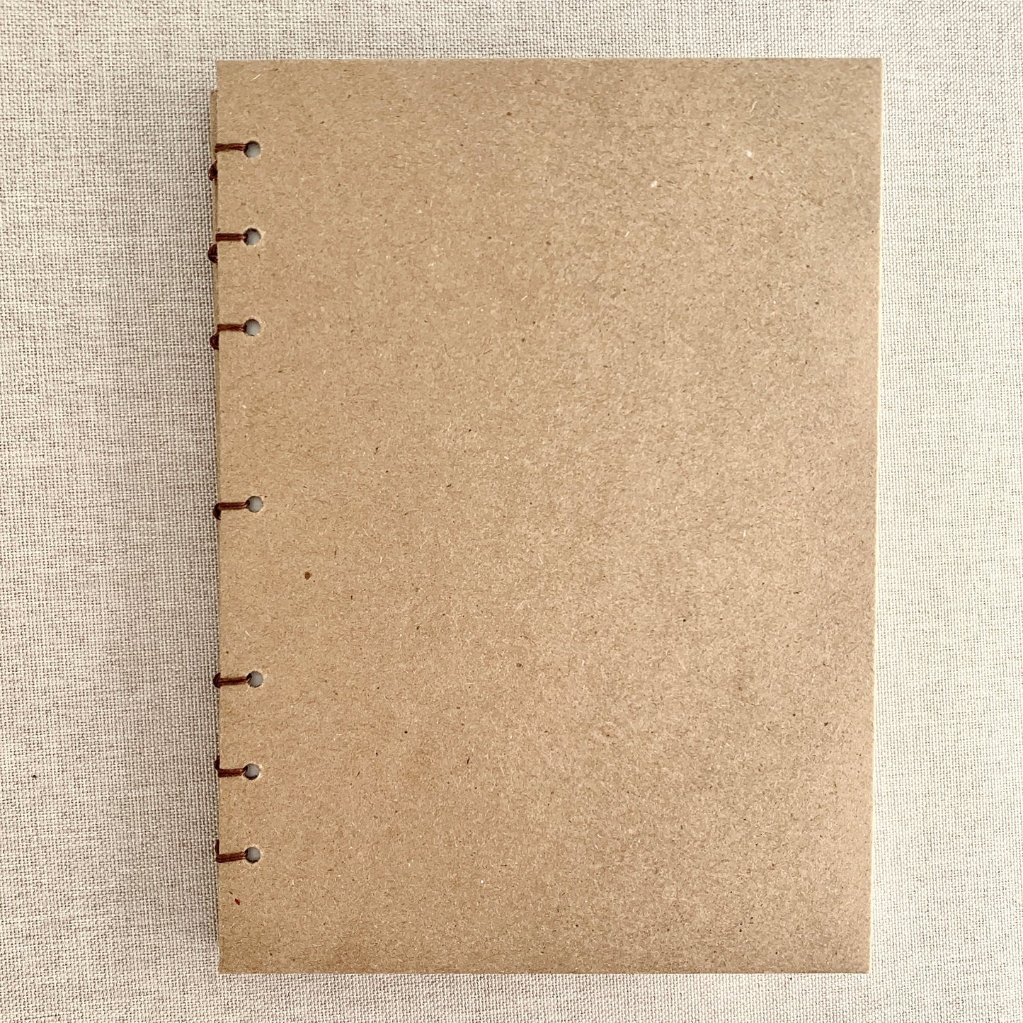 Kraft - A6 - Dot Grid - Coptic Bound - Fountain Pen Notebook - Handmade Journal