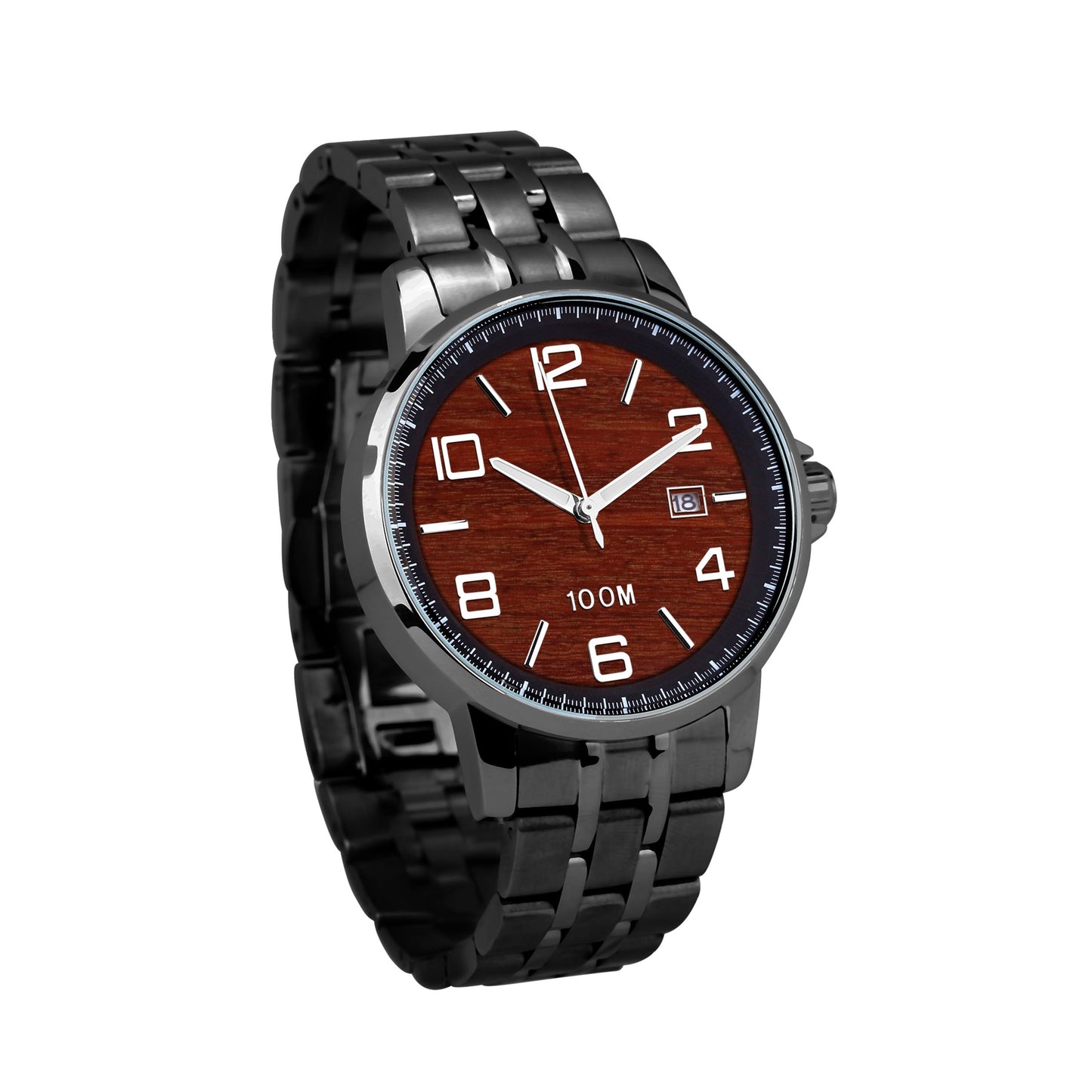 Jarrah Watch Stainless Steel Band Gunmetal - Men's
