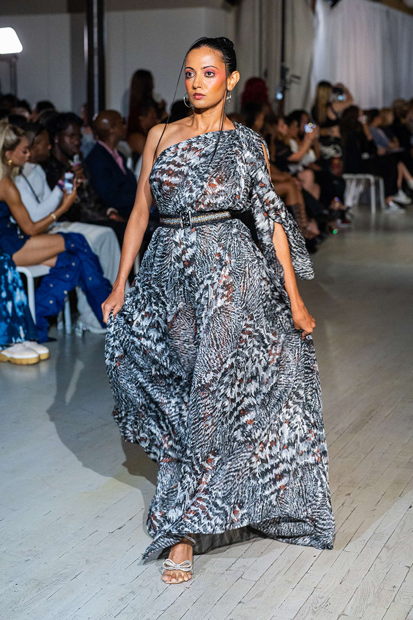 Jasmine Chiffon Shoulder Dress