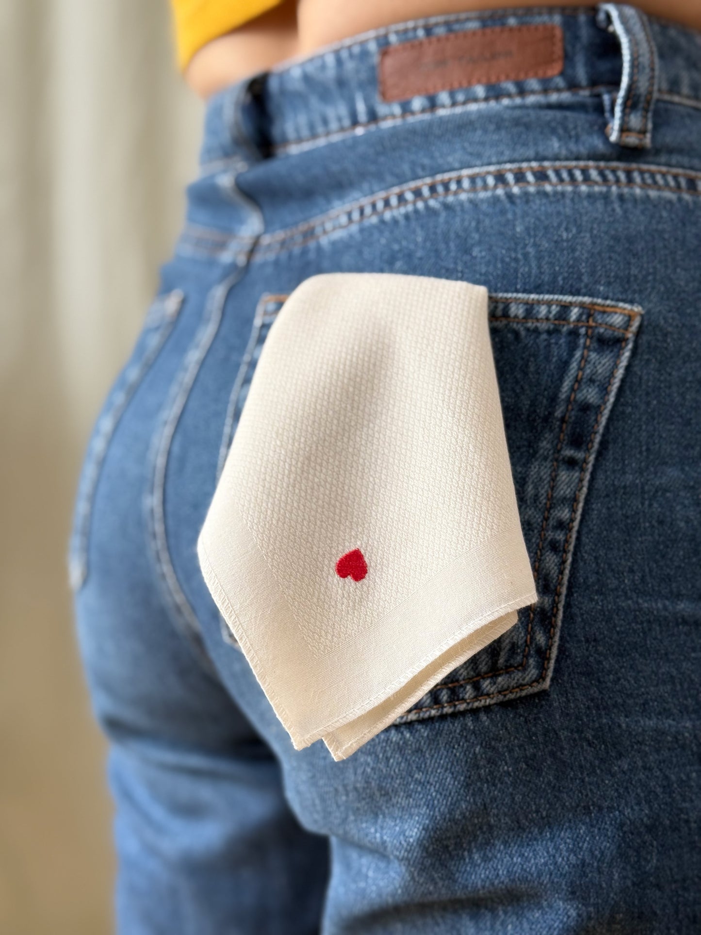 Our Extra-Soft, Extra-Sustainable Hanky with 🌎 Earth Embroidery