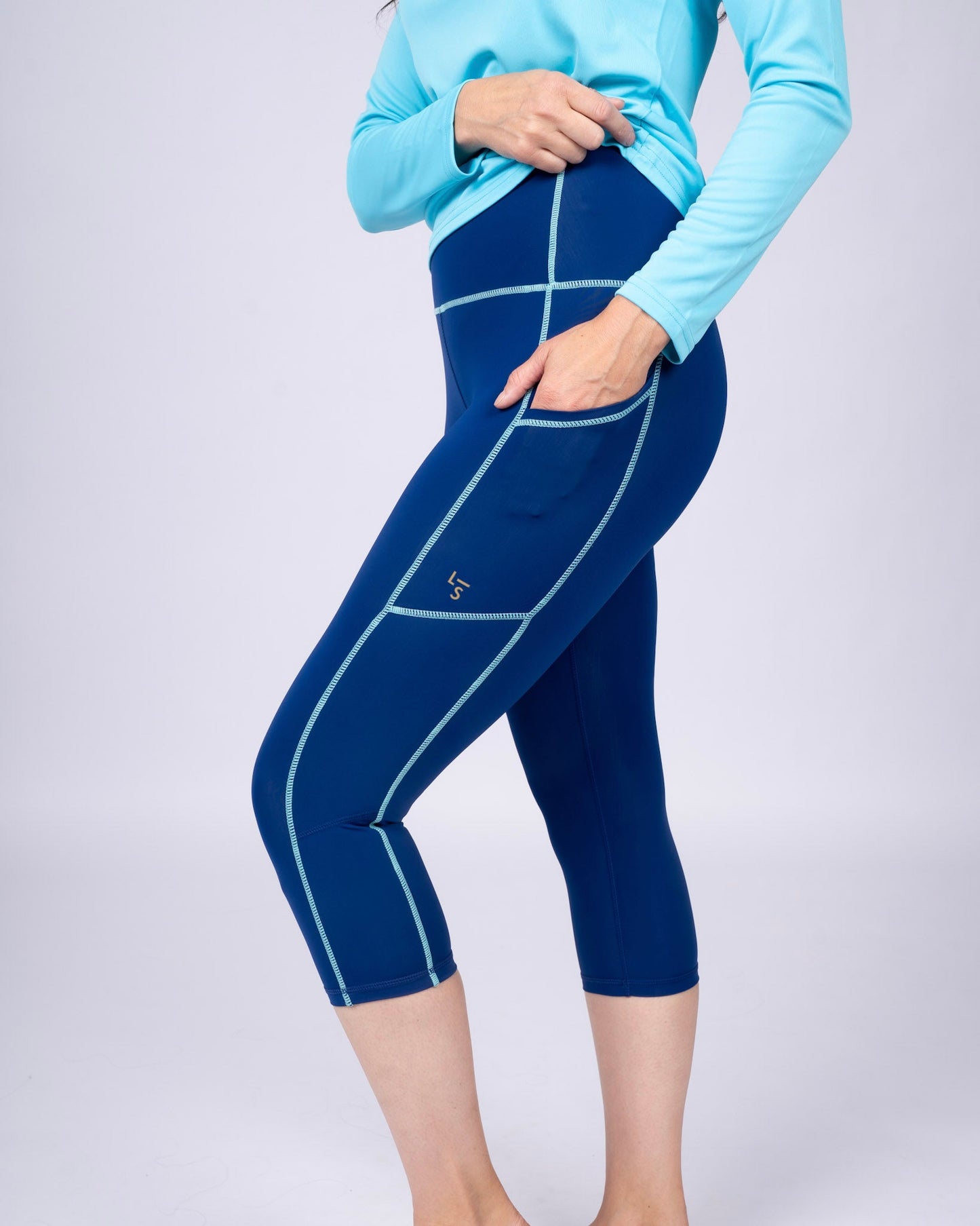 Jump In 3/4 Swim Leggings