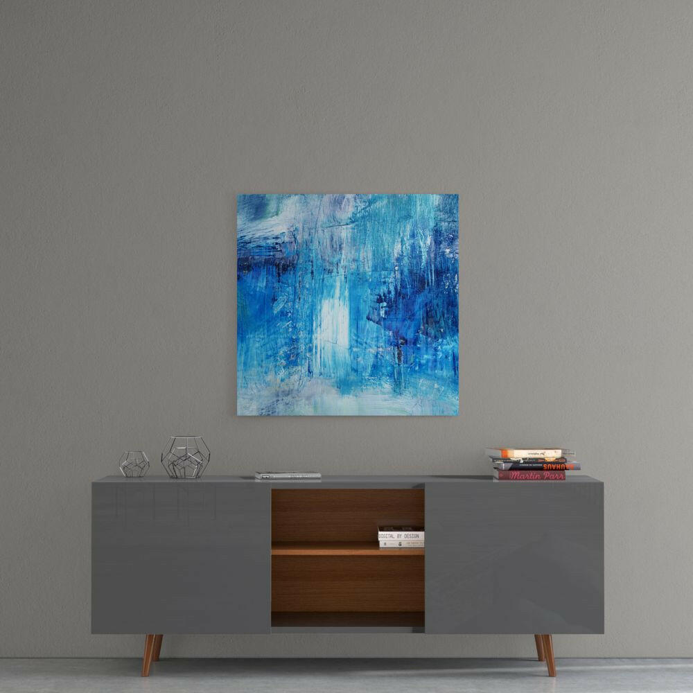 Abstract Glass Wall Art