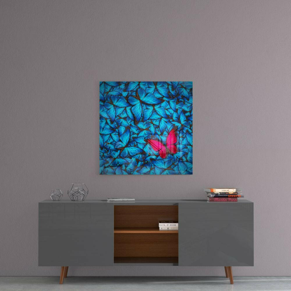 Butterfly Glass Wall Art