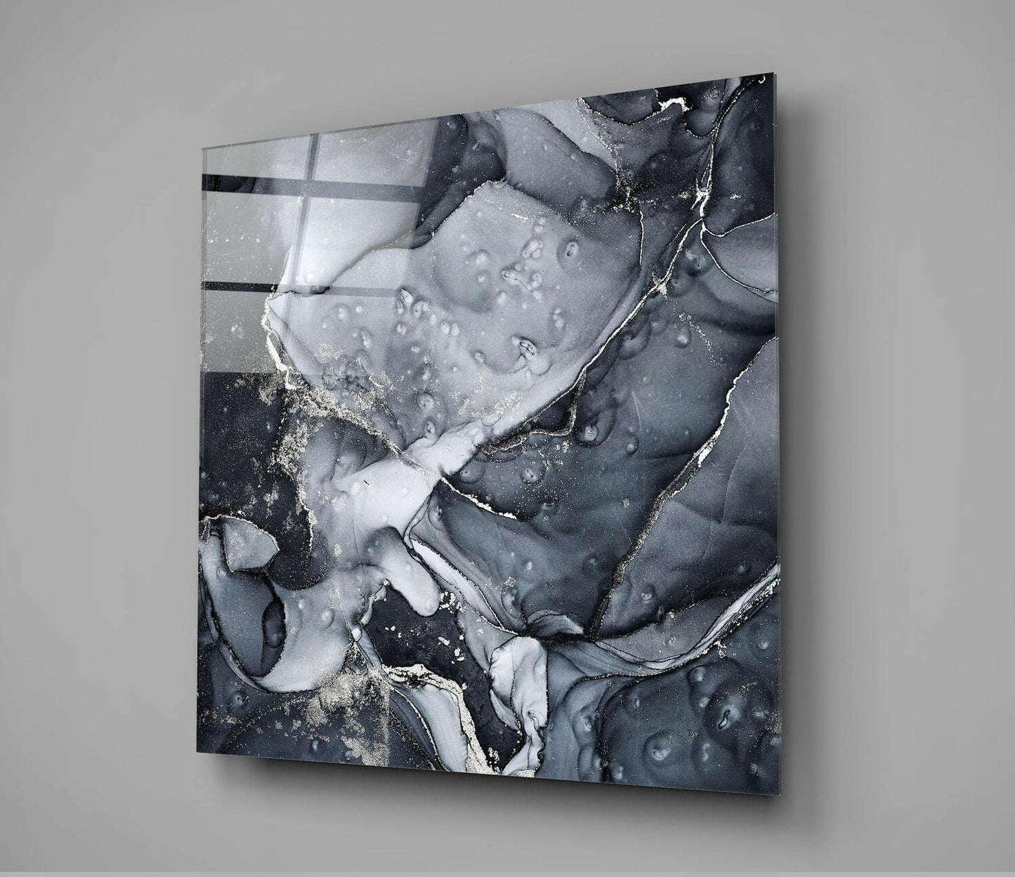 Abstract Glass Wall Art