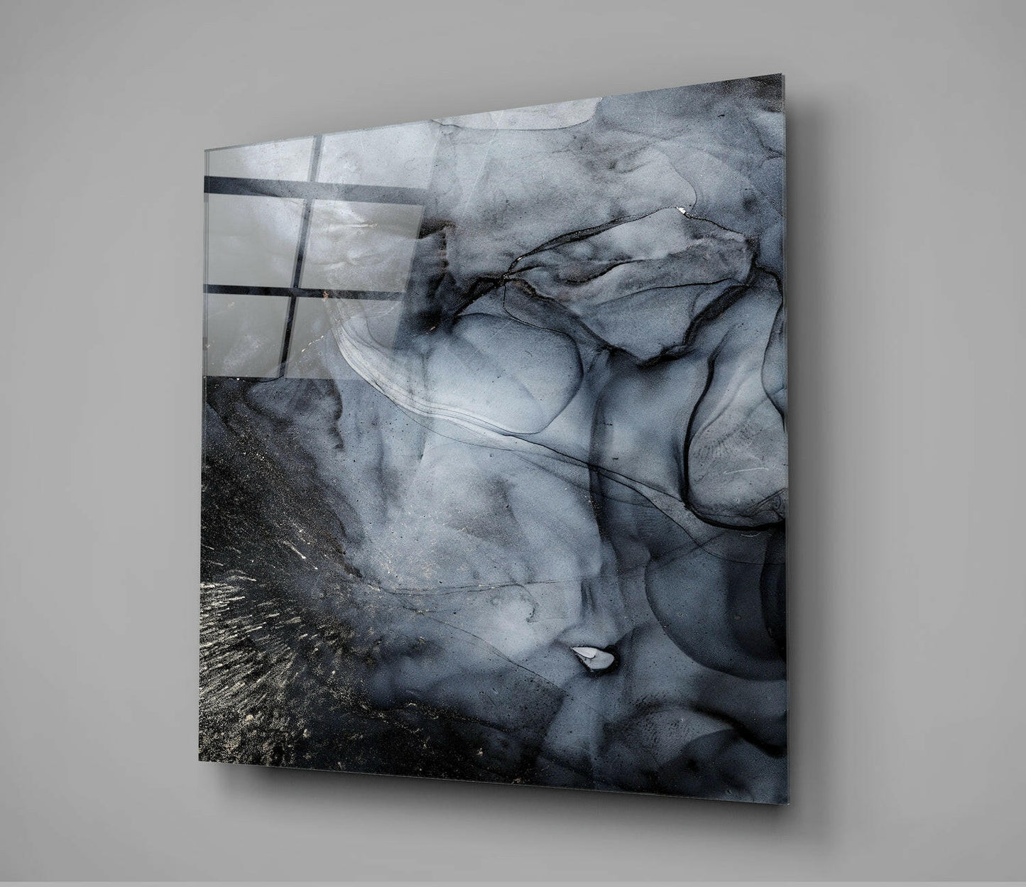 Abstract Glass Wall Art