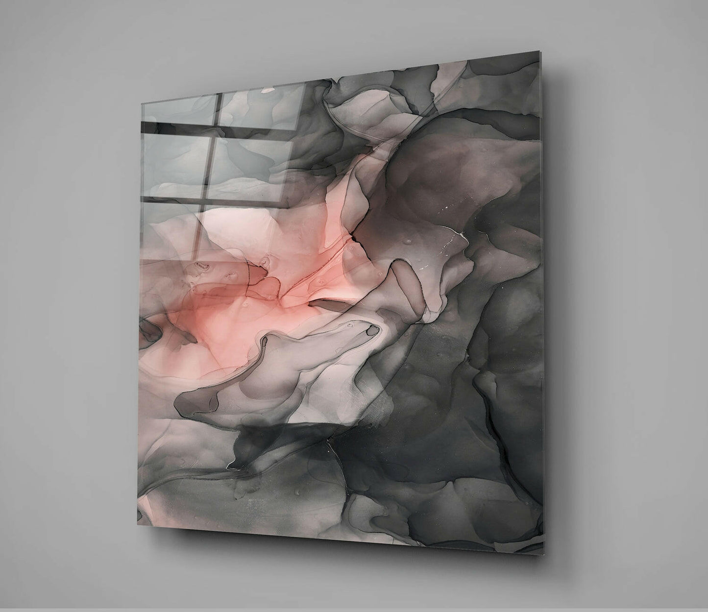 Abstract Glass Wall Art