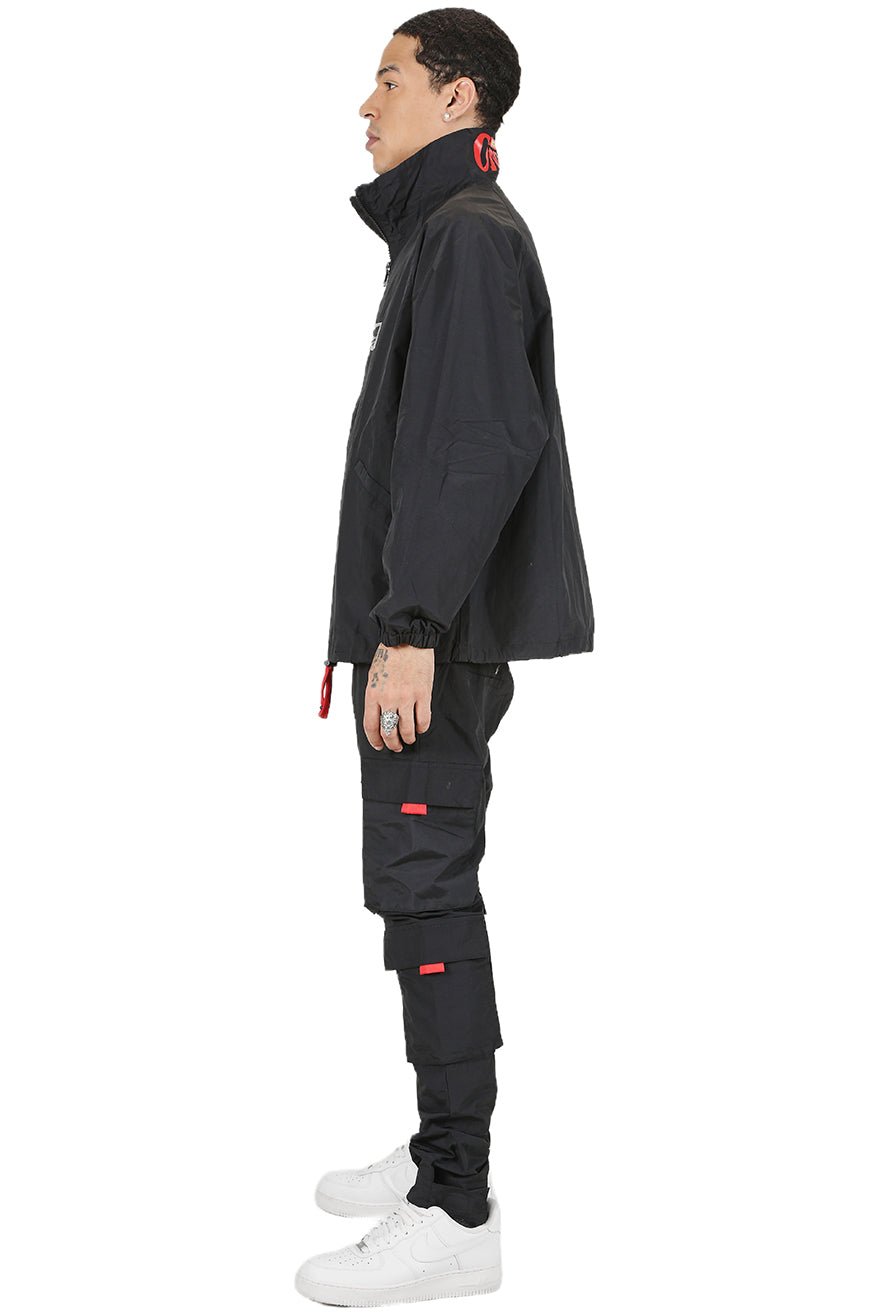 JOSH Men's premium crispy nylon long sleeve half zip pullover jacket - Concordia Style Boutique