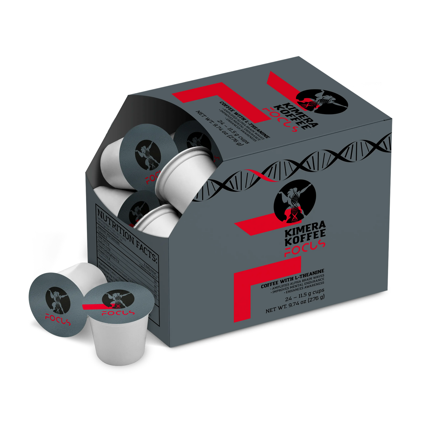Focus Blend Single Serve Pods - Capsules for Keurig Brewers (24 ct) - Concordia Style Boutique