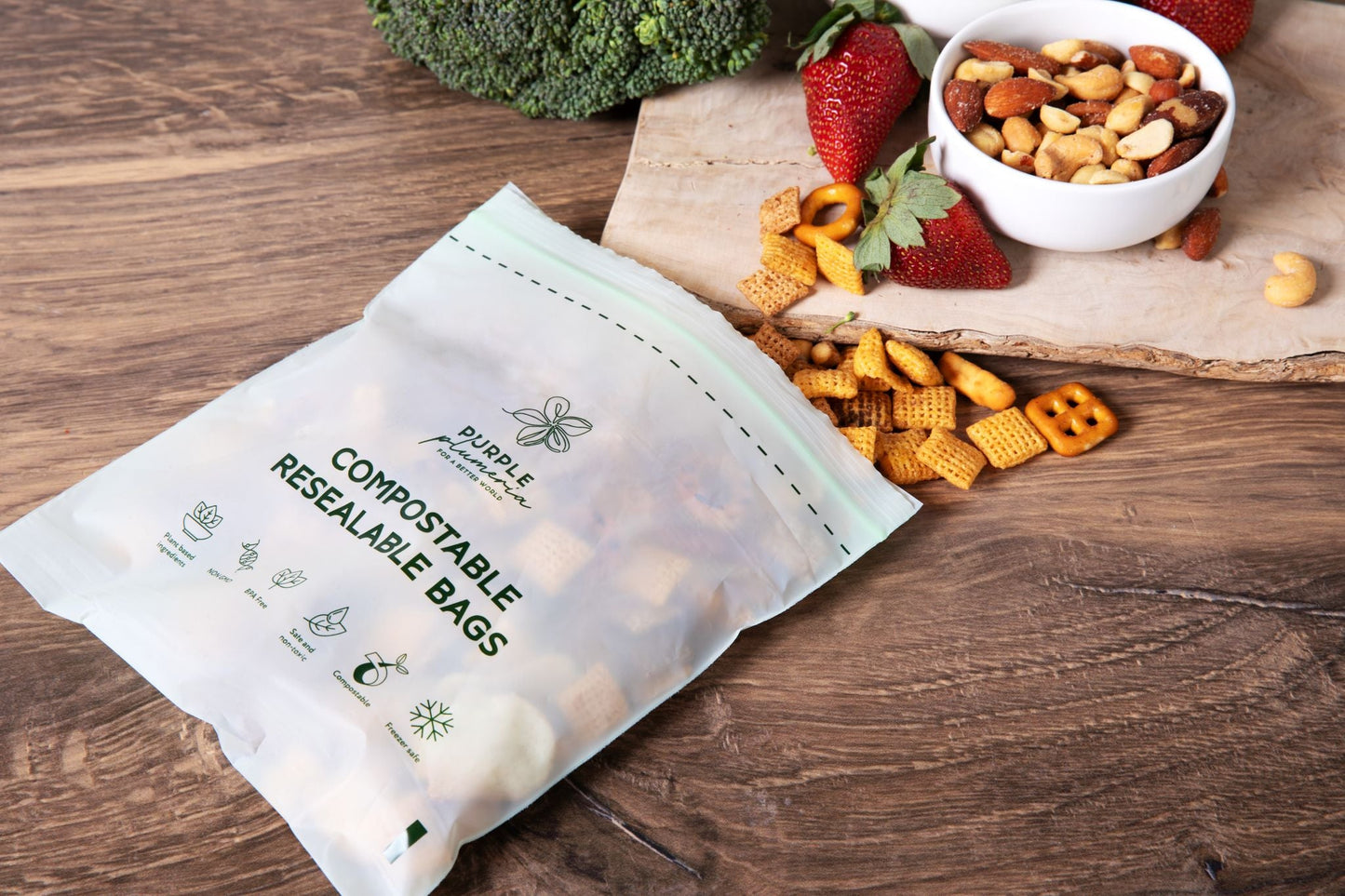The Complete Eco Friendly Kitchen Bundle – Compostable Zip Bags, Cling wrap, Sponges & Trash Bags