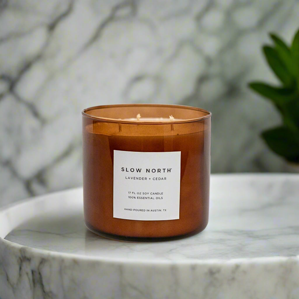 Lavender + Cedar - Signature 3-Wick Candle - Concordia Style Boutique