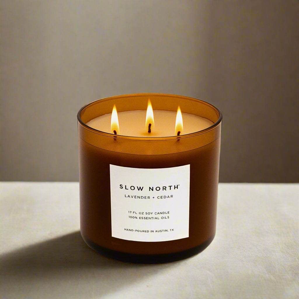 Lavender + Cedar - Signature 3-Wick Candle - Concordia Style Boutique