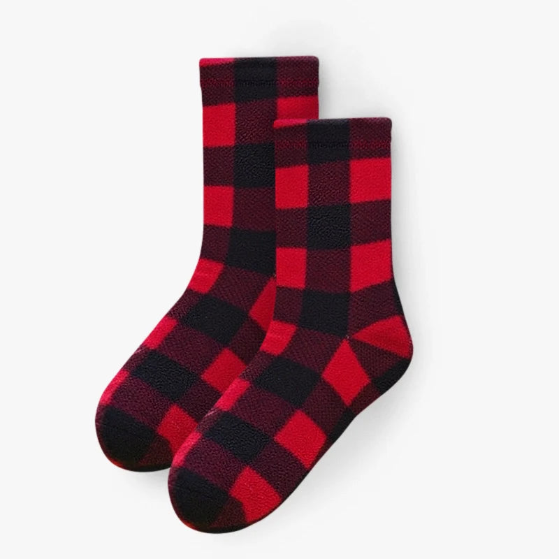 Kids' Fleece Socks - Lumberjack