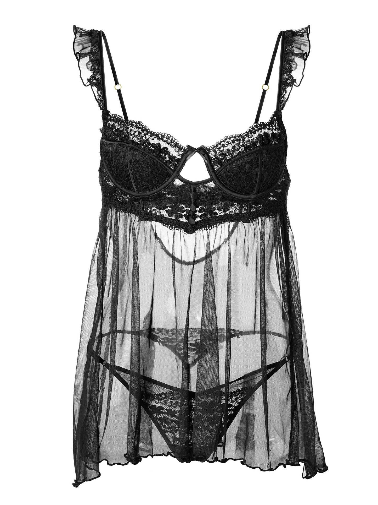 Black Sexy Lace Slip Dress - Concordia Style Boutique