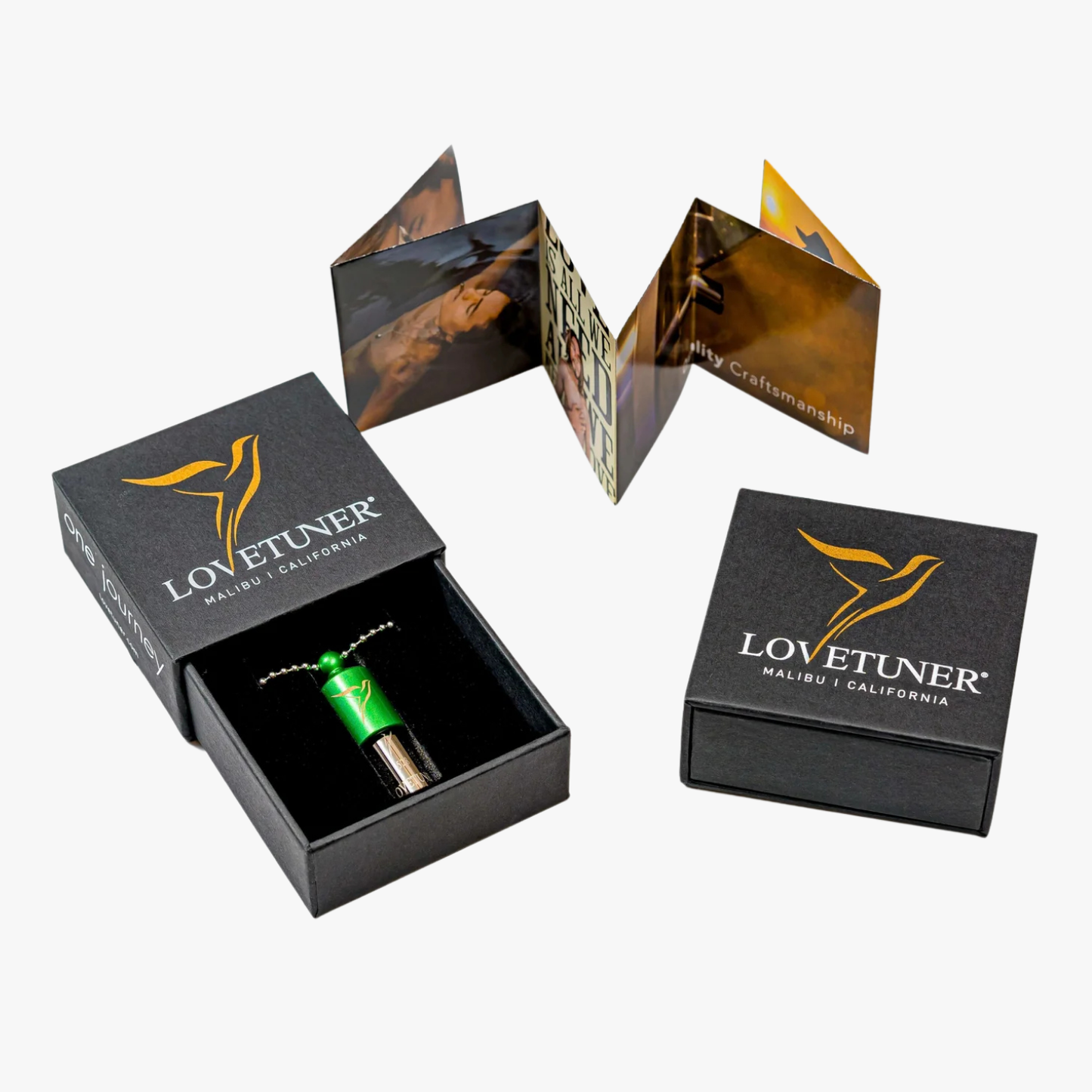 Lovetuner Green 528hz Breathing & Meditation Device - Premium Necklace from Lovetuner - Just $72! Shop now at Concordia Style Boutique