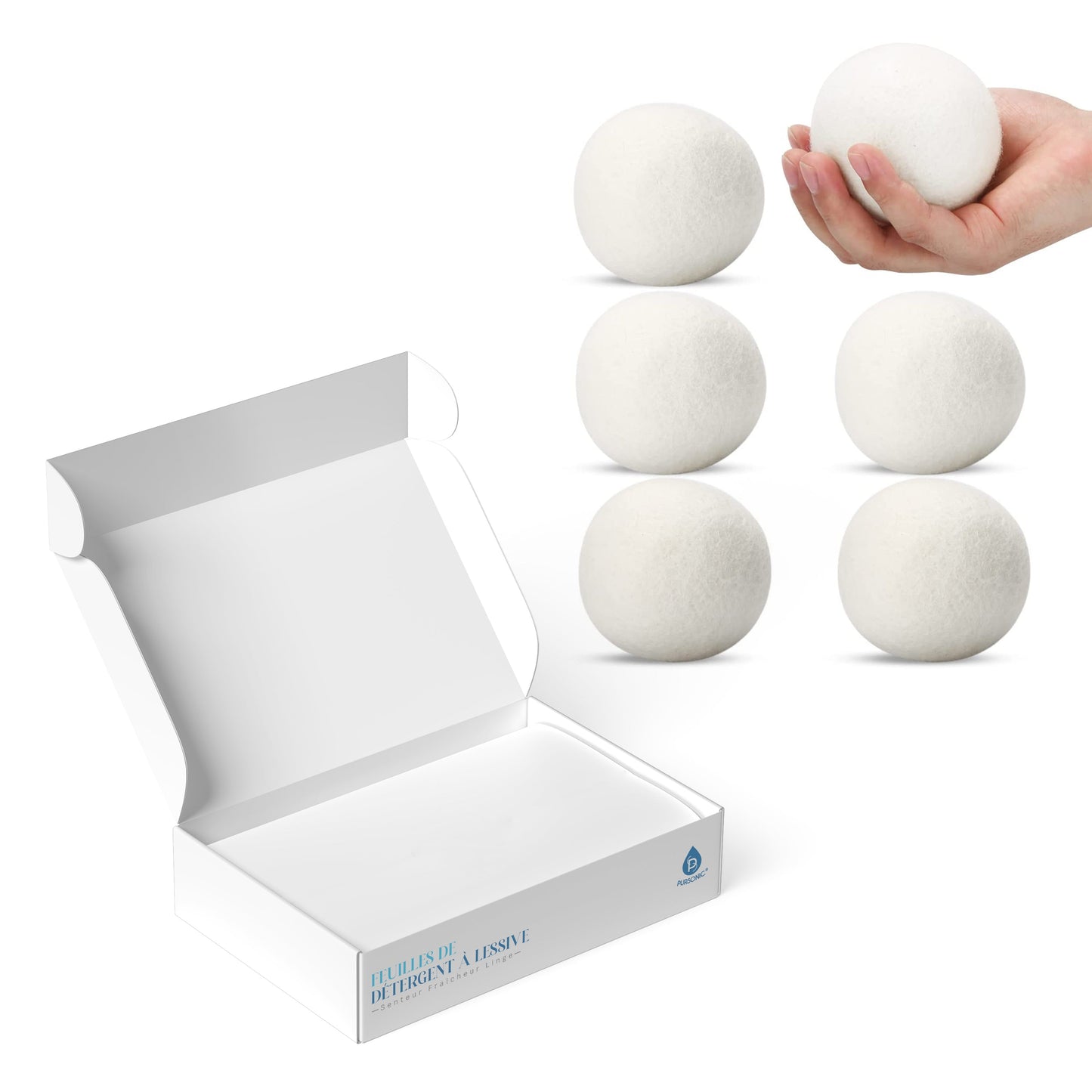 Laundry Care Essentials Bundle: 100 Detergent Sheets + 6 Wool Dryer Balls Pack - Concordia Style Boutique