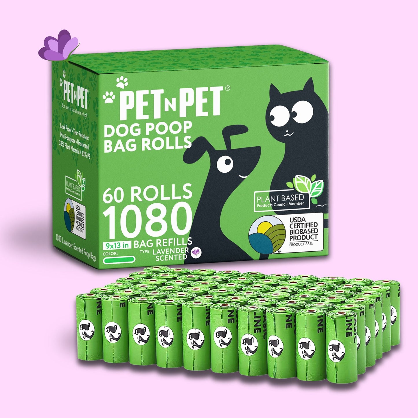41% Plant-based Poop Bags
