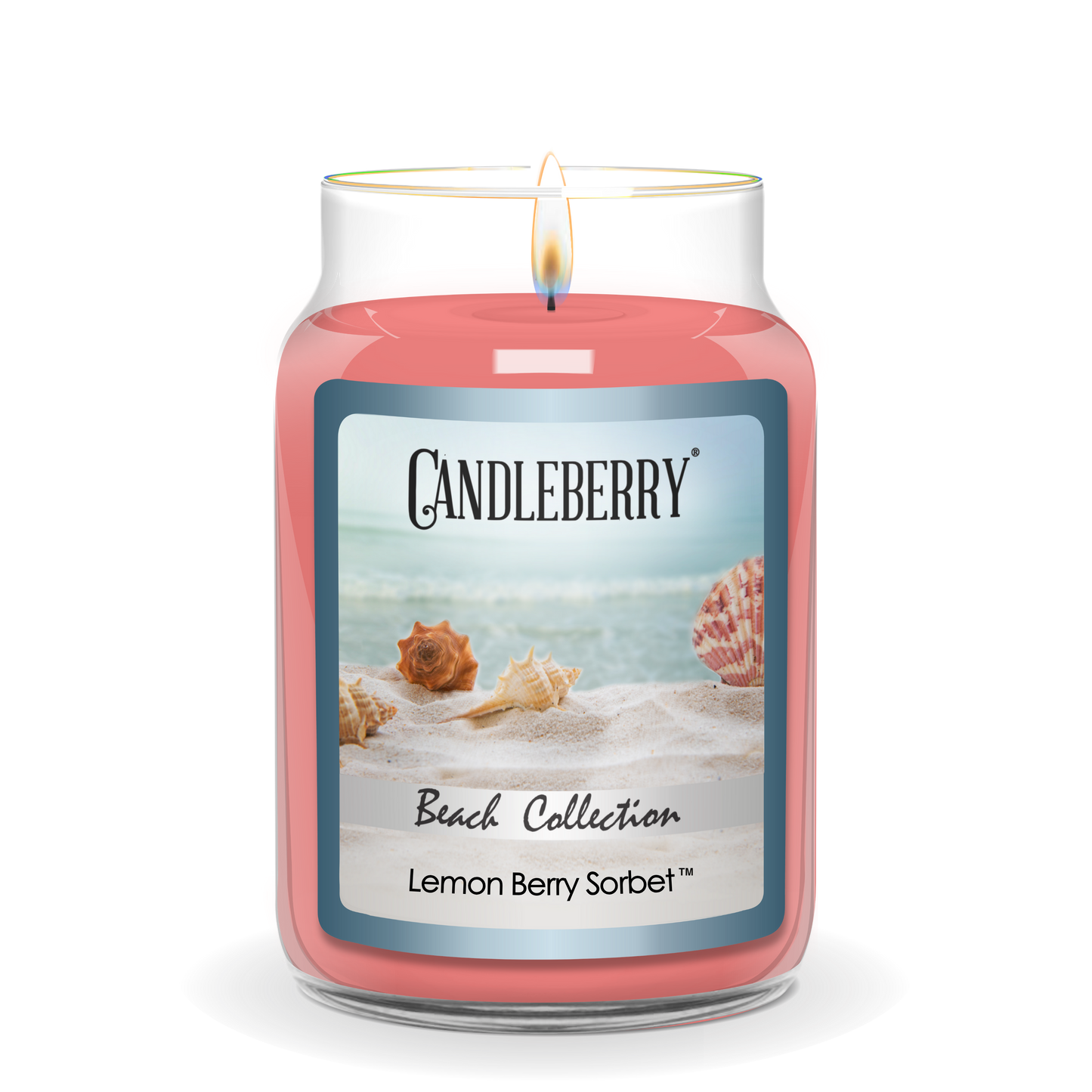 Beach Collection - Lemon Berry Sorbet™, Large Jar Candle (Collective) - Concordia Style Boutique