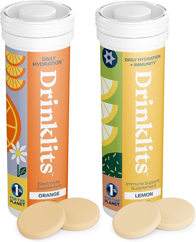 Orange Daily Hydration & Lemon Daily Immune Support (2) Tube Combo Pack - Concordia Style Boutique