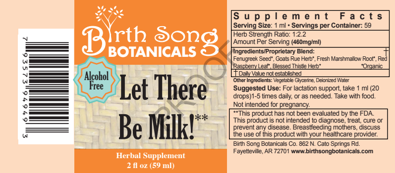 Let There Be Milk! 4 oz Alcohol Free Herbal Breastfeeding and Lactation Liquid Supplement, Breastmilk Supply Booster* - Concordia Style Boutique