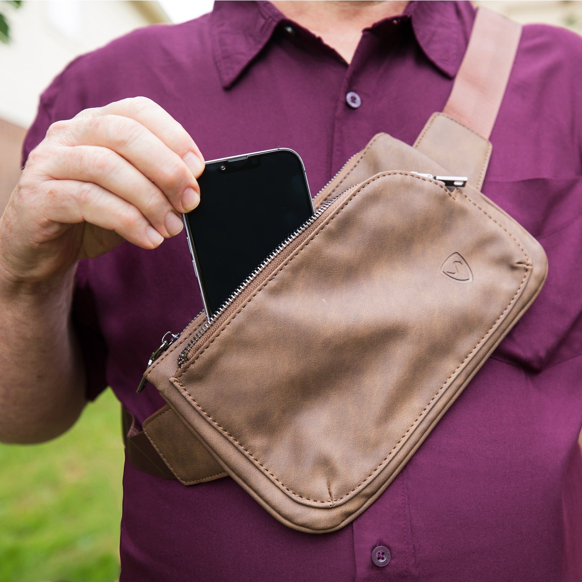 SYB Cross Body Fanny Pack - Metro Vegan Leather - Concordia Style Boutique