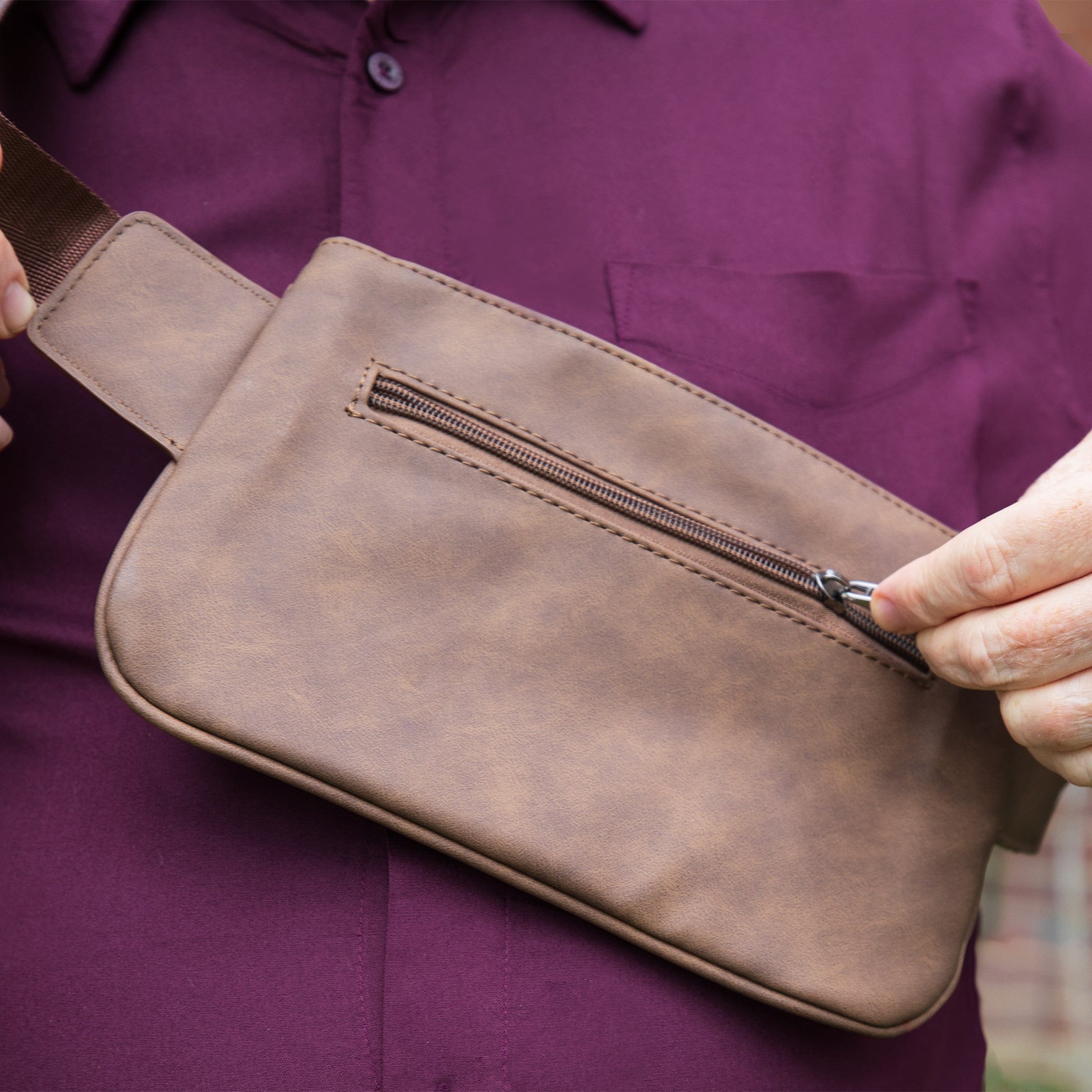 SYB Cross Body Fanny Pack - Metro Vegan Leather - Concordia Style Boutique