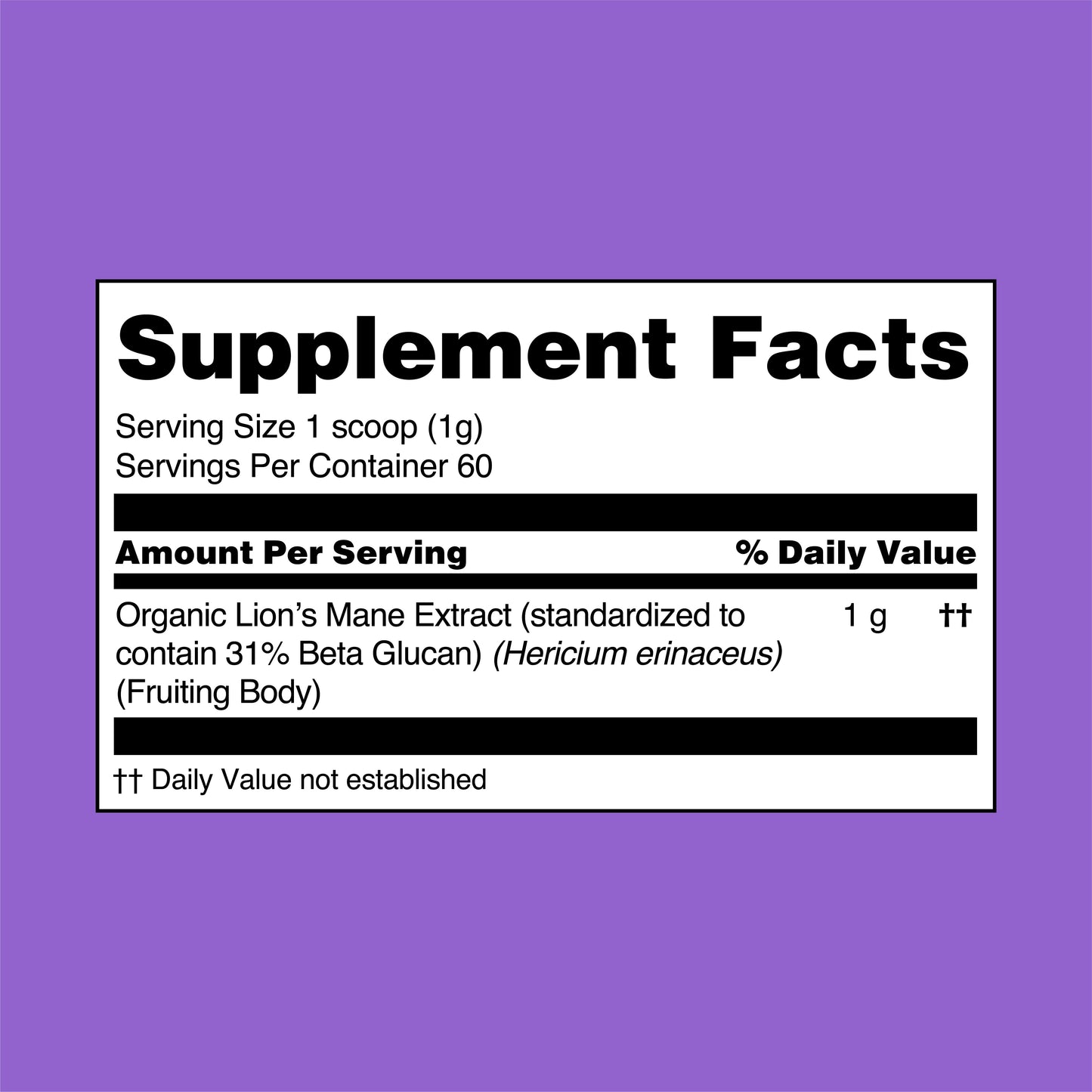 Lion's Mane Mushroom Extract Powder - Concordia Style Boutique