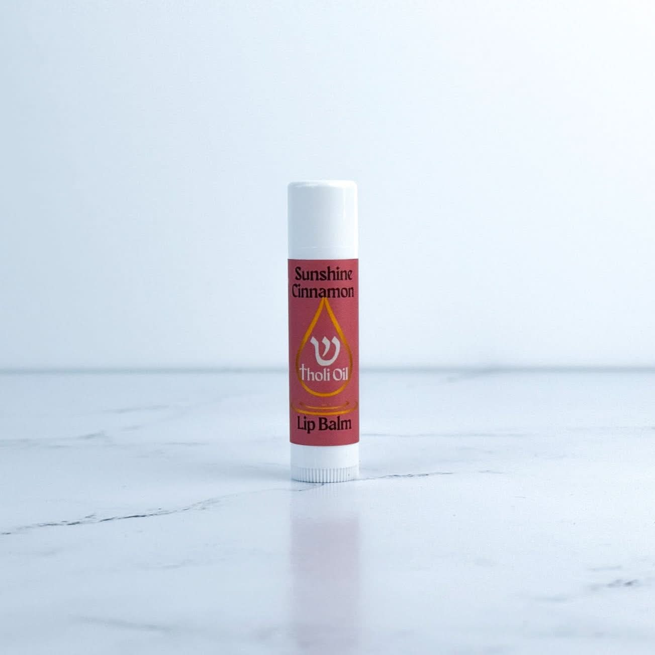 Tholi Oil Lip Balm - Sunshine Cinnamon Flavor, All Natural with Essential Oils
