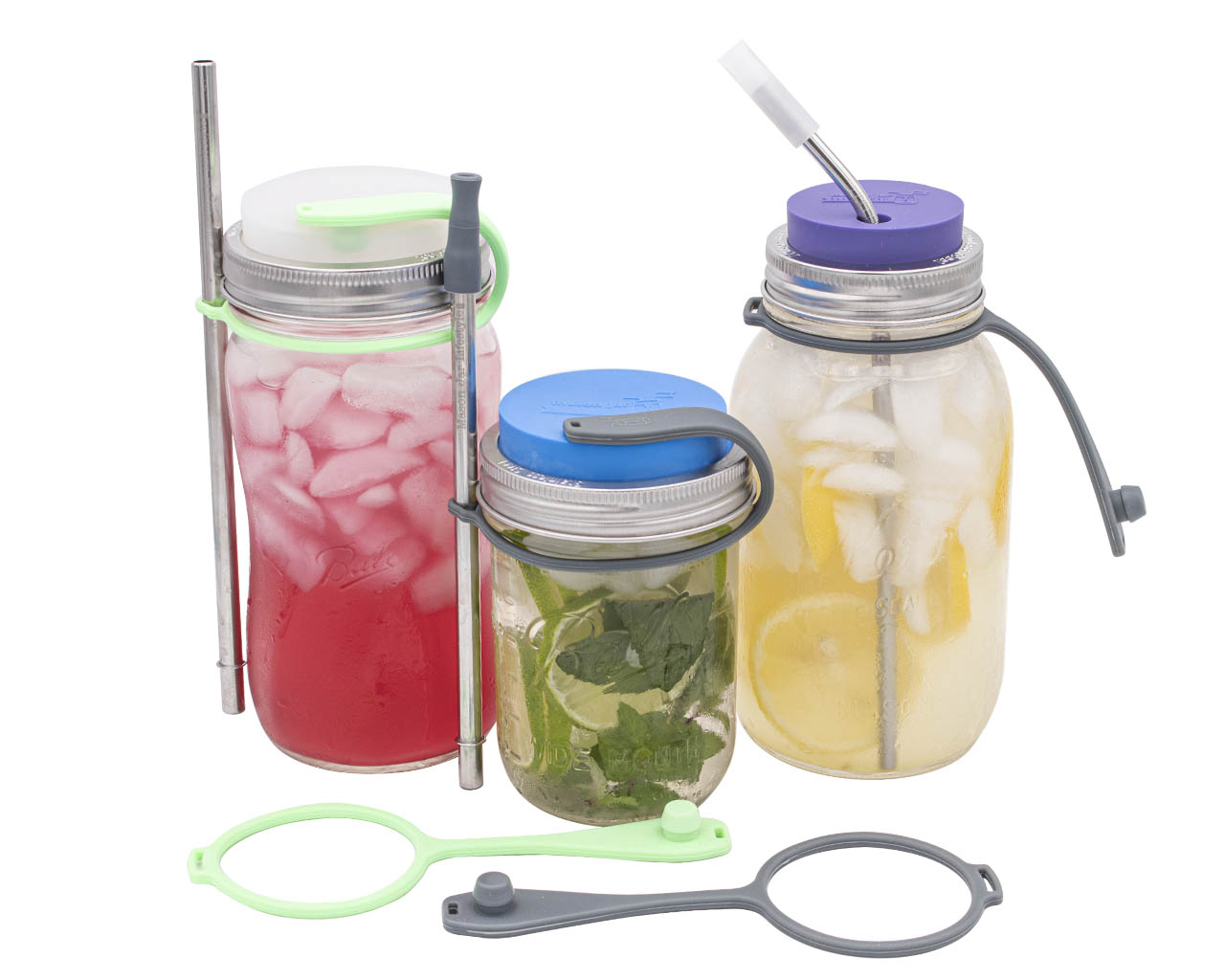 Leak Proof Silicone Plug / Stopper with Straw Strap for Straw Hole Lids - Concordia Style Boutique