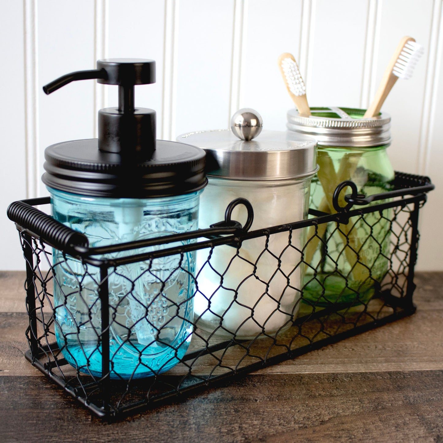 Matte Black Soap Pump Lid Kit for Mason Jars - Concordia Style Boutique