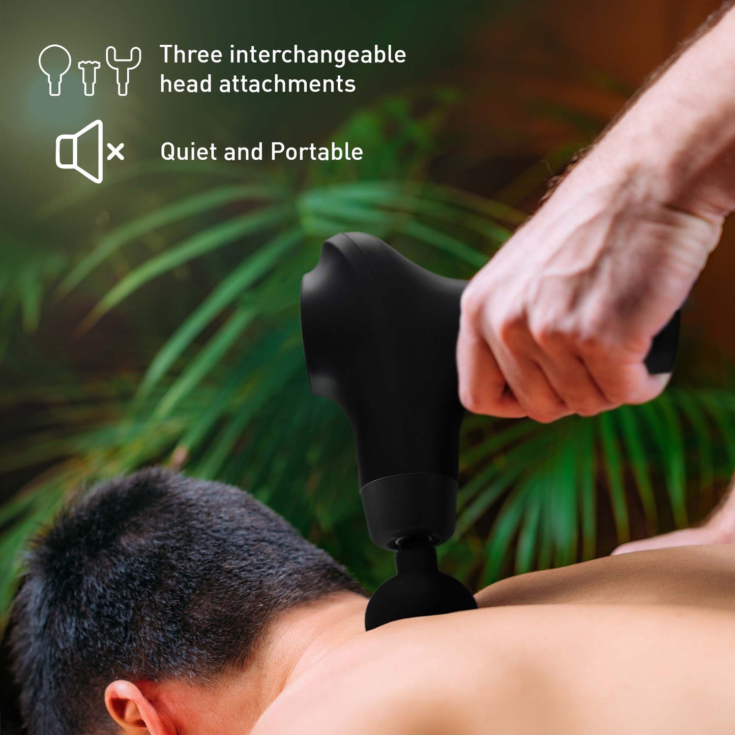 Pursonic Ultimate Relaxation Bundle: 3-Speed Massage Gun & Palm-Shaped Massage Glove - Concordia Style Boutique