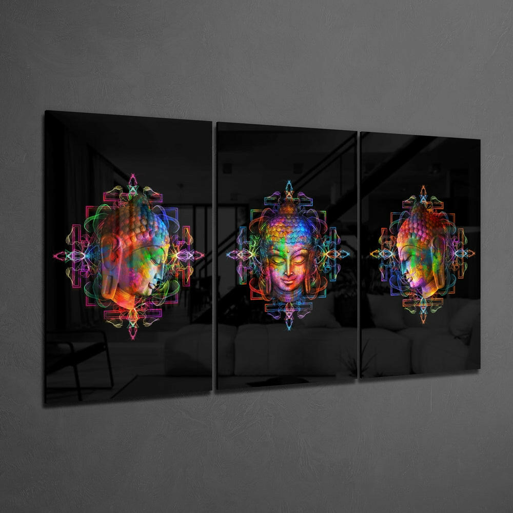 Buddha Mega Glass Wall Art