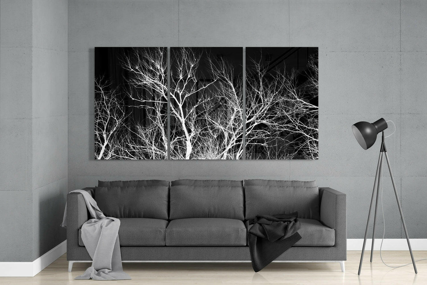 Branches Glass Wall Art