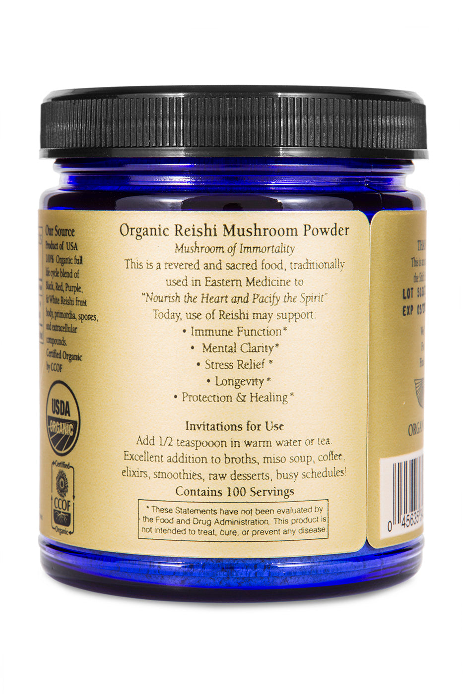 Reishi Mushroom Powder (Organic) - Concordia Style Boutique
