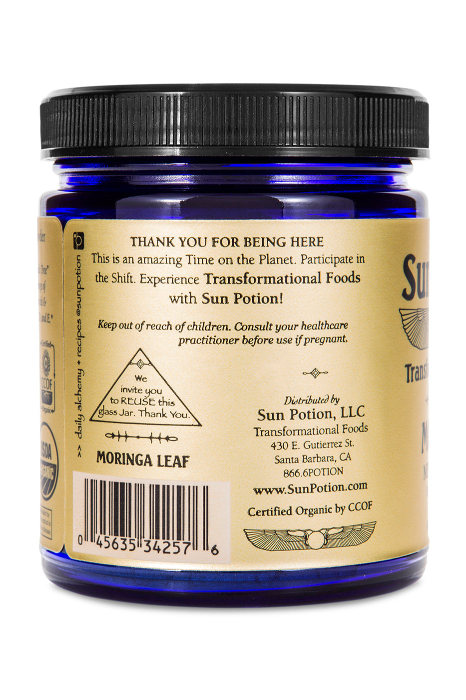 Moringa Leaf Powder (Organic) - Concordia Style Boutique