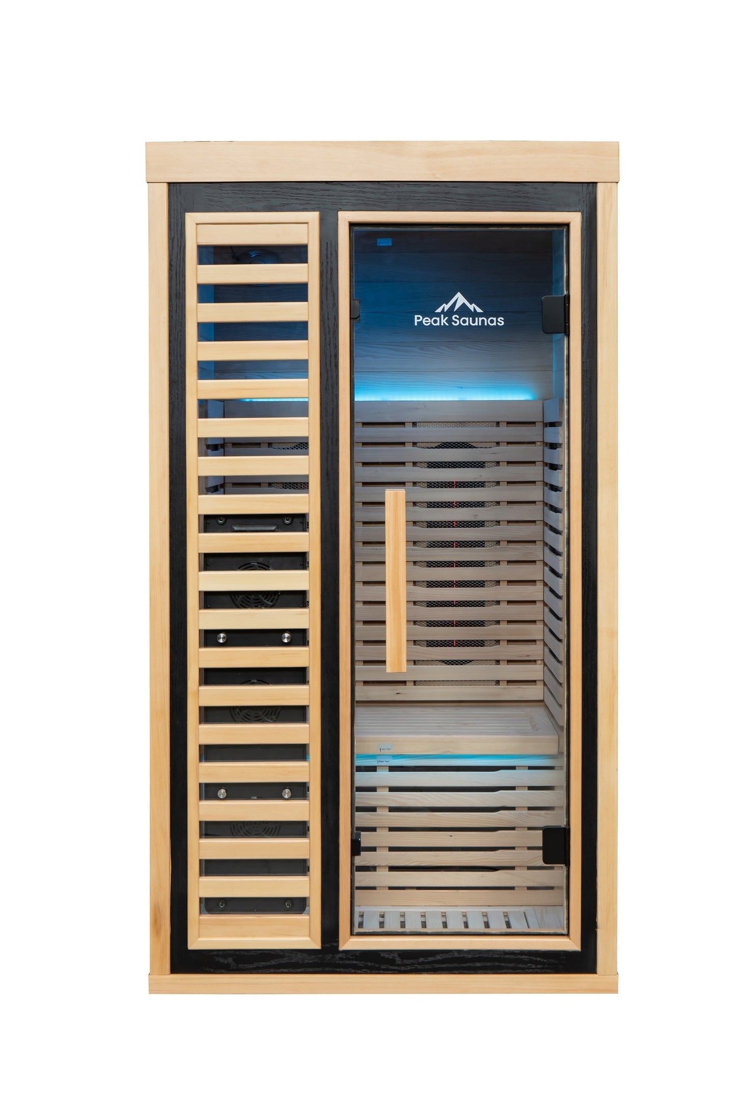 Peak Saunas Shasta 1-Person Full Spectrum Infrared Sauna with XL Medical-Grade Red Light Therapy & Smart WiFi App Control - Concordia Style Boutique