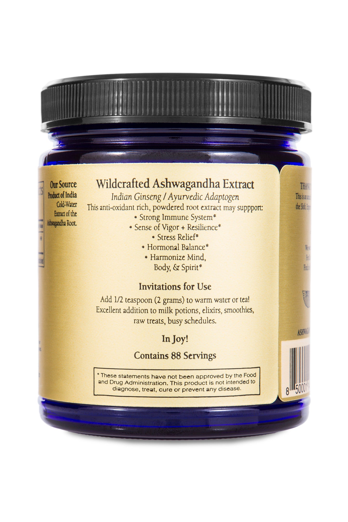 Ashwagandha (Wildcrafted) - Concordia Style Boutique