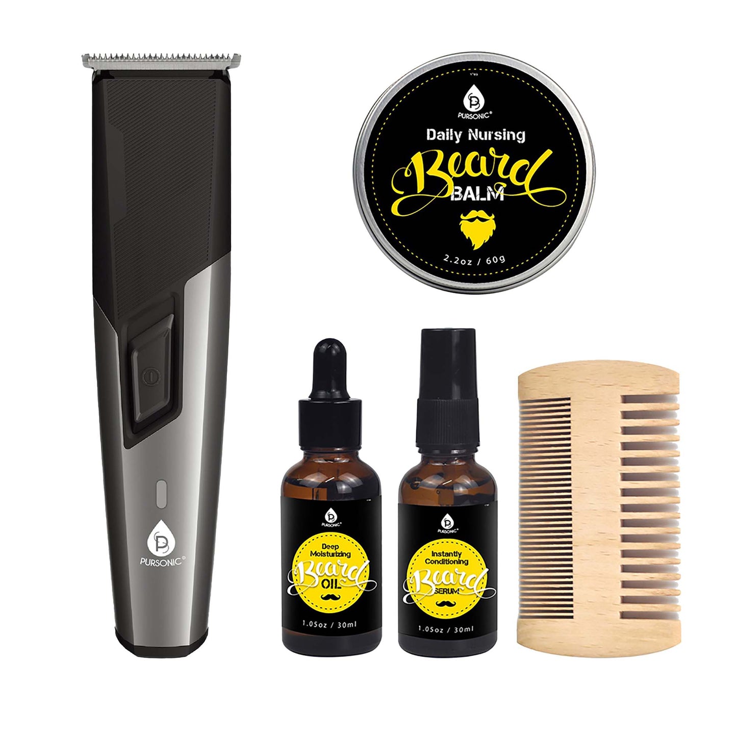 Mario Lopez Rechargeable Men’s Grooming & Beard Care Bundle – Complete Hair, Beard, Nose, and Ear Kit - Concordia Style Boutique