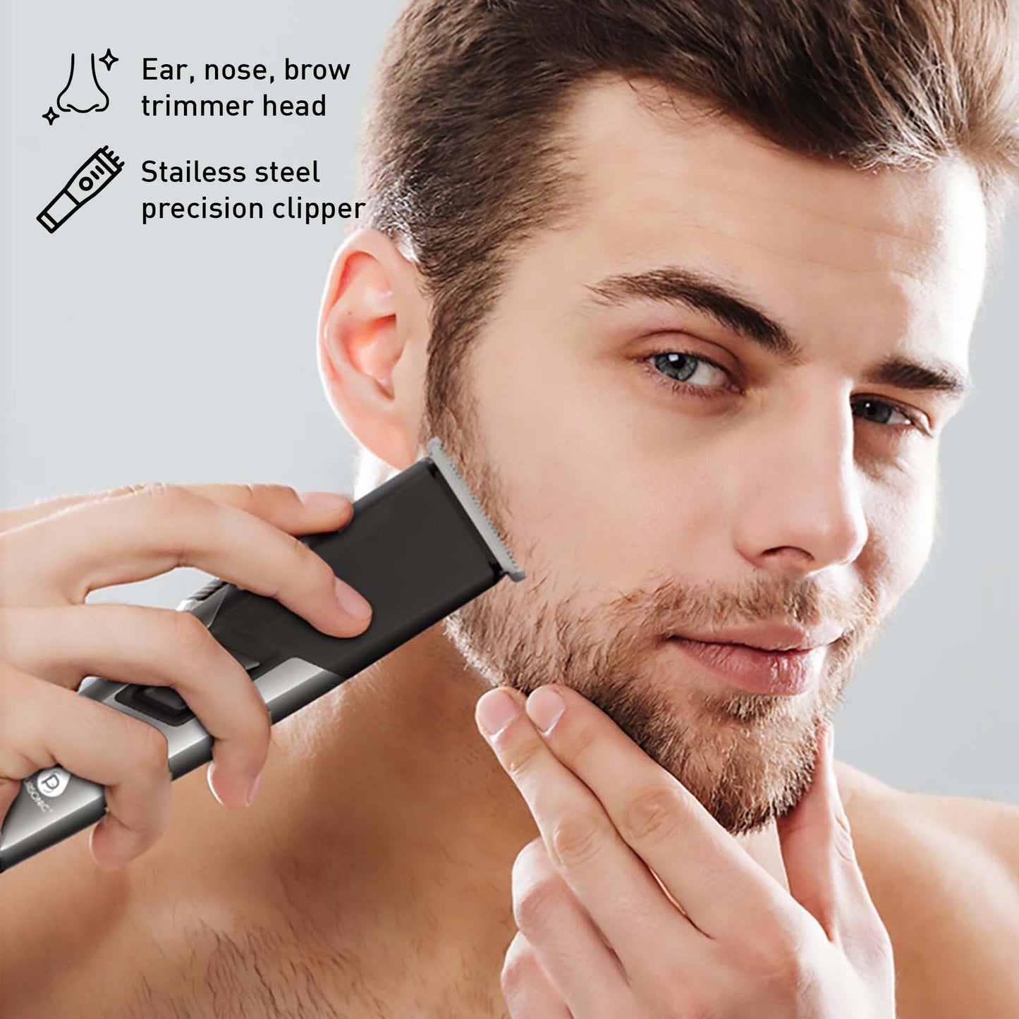 Mario Lopez Rechargeable Men’s Grooming & Beard Care Bundle – Complete Hair, Beard, Nose, and Ear Kit - Concordia Style Boutique
