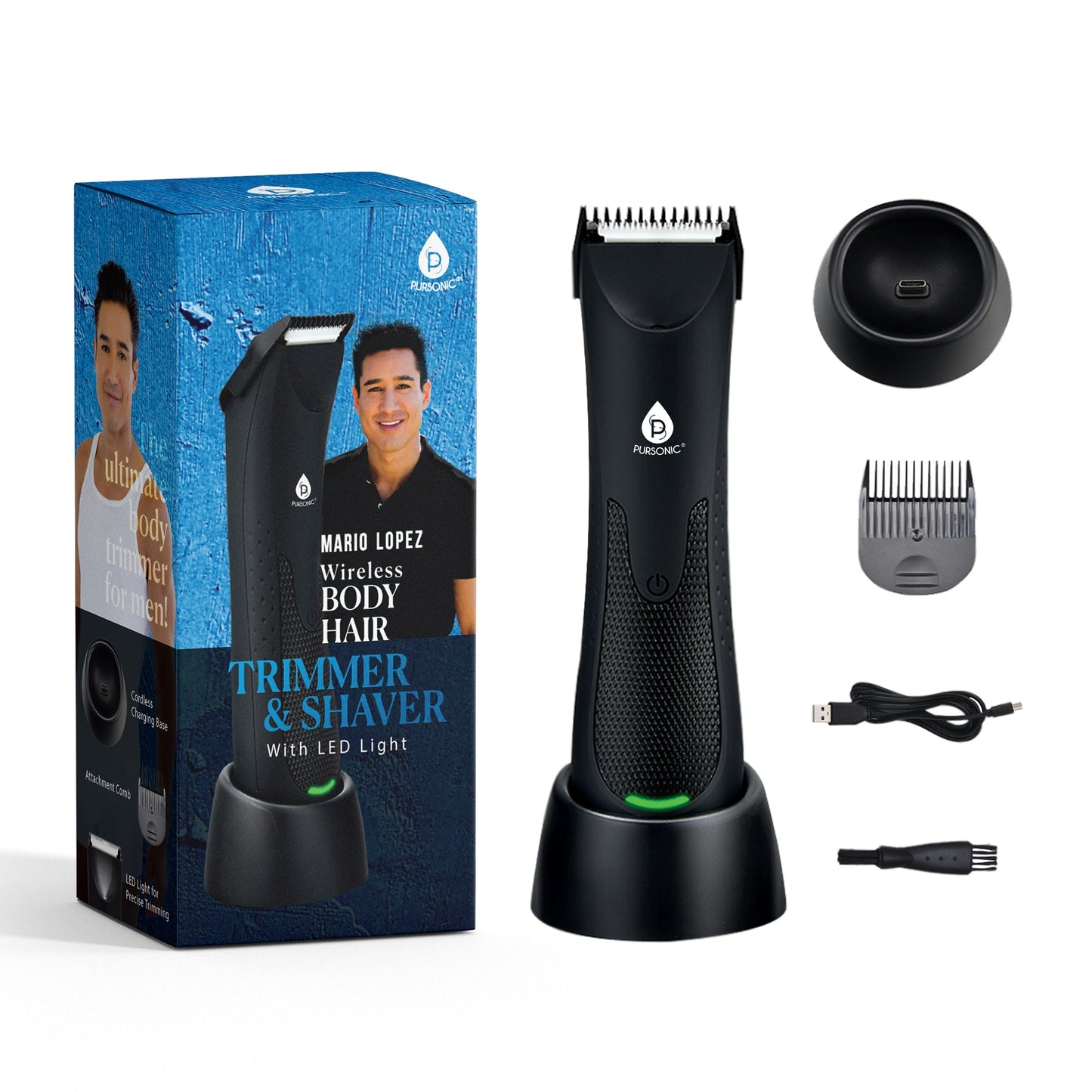 Mario Lopez Wireless Body Hair Trimmer & Shaver - Concordia Style Boutique
