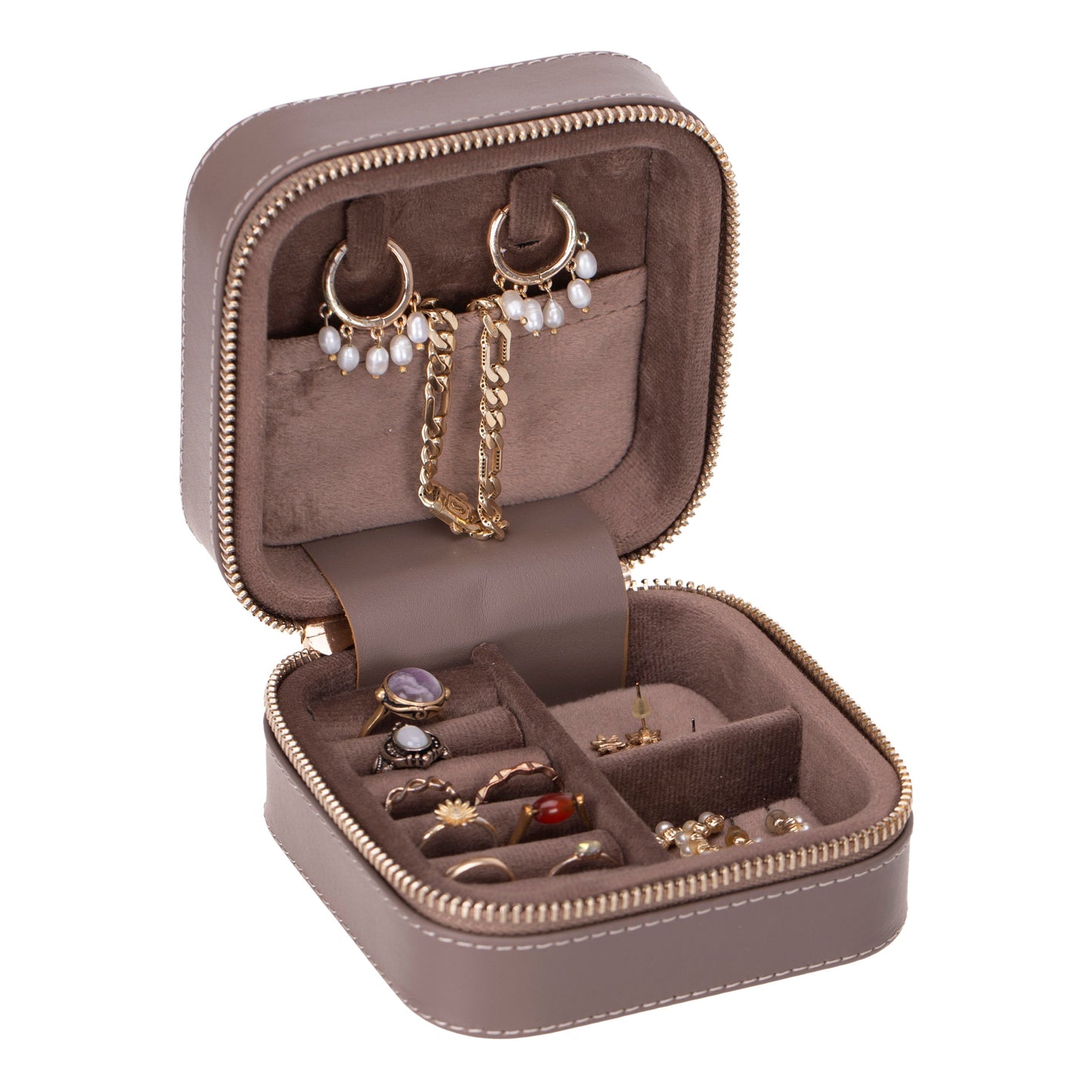 Eufaula Leather Jewelry Box - Concordia Style Boutique