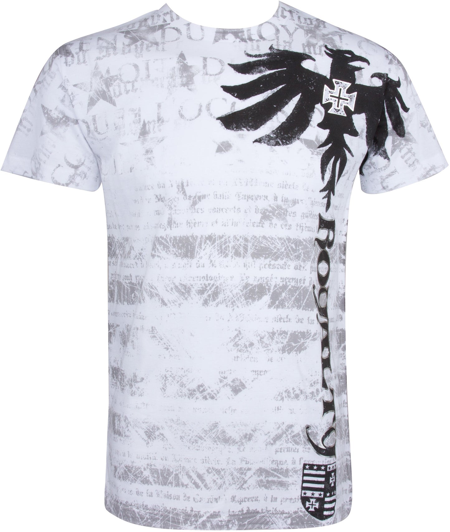 Royalty Dragon Short Sleeve Crew Neck Cotton Mens Fashion T-Shirt ( 2 Colors ) - Concordia Style Boutique