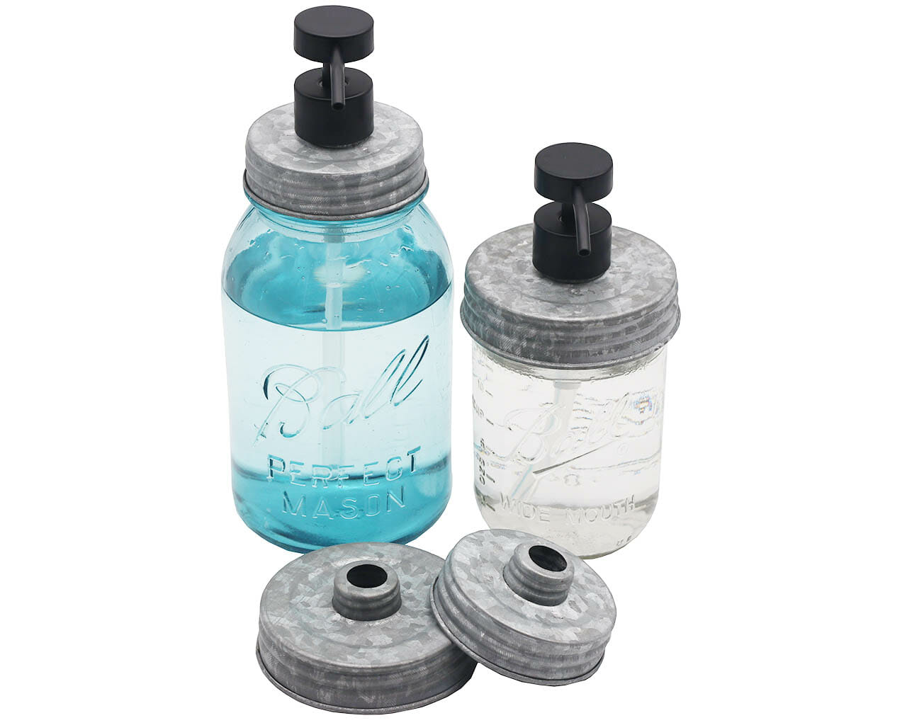 Matte Black Soap Pump Lid Kit for Mason Jars - Concordia Style Boutique