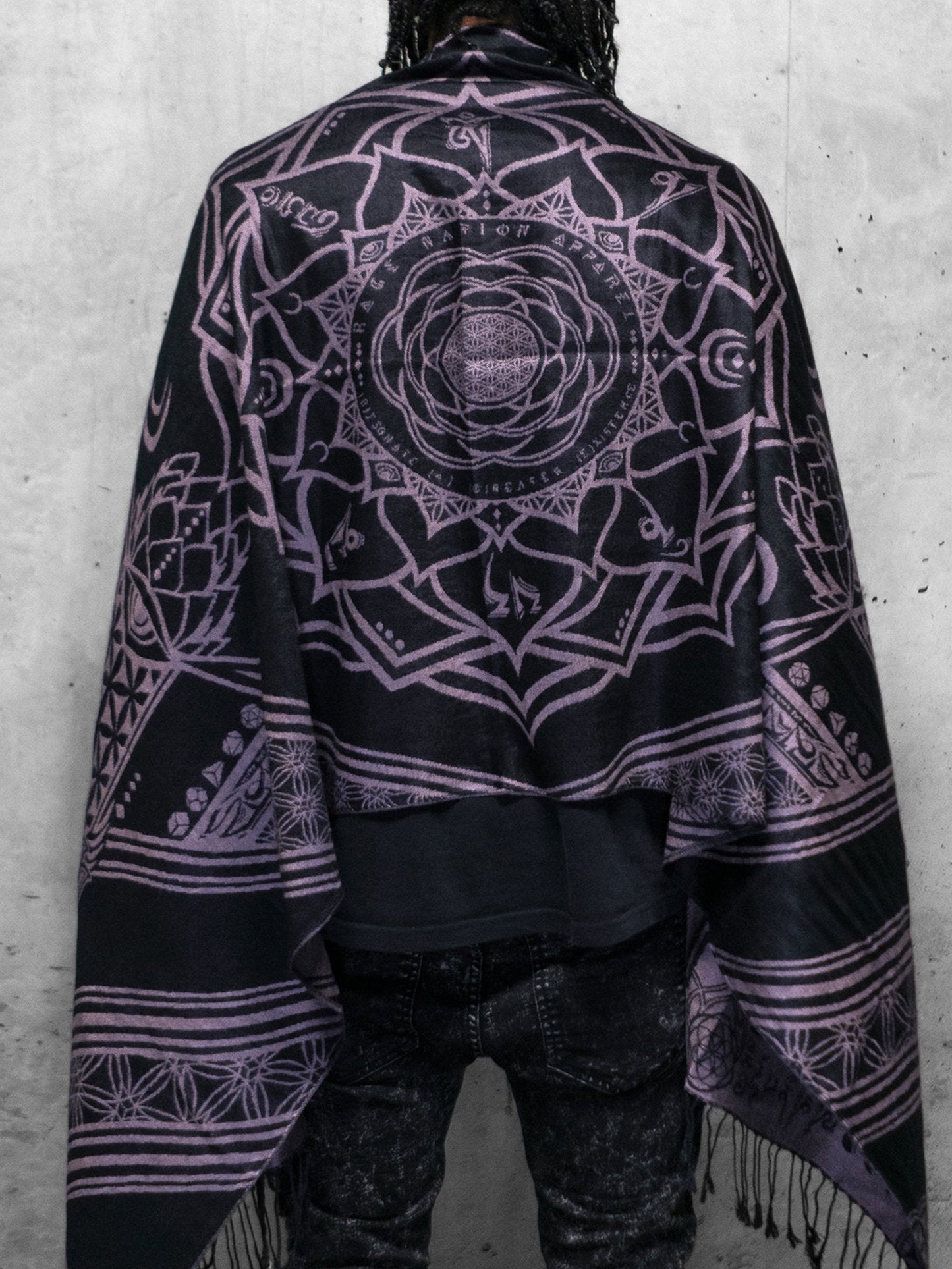 MANTRA • ICE PINK • Reversible Festival Shawl/Scarf - Concordia Style Boutique