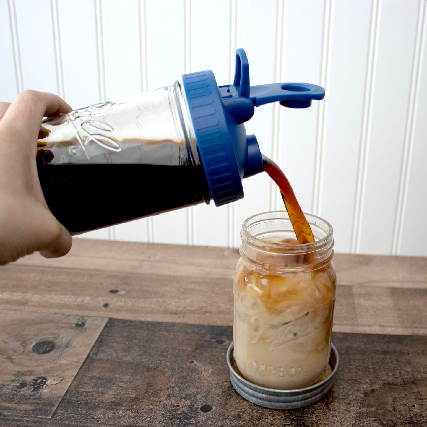 Pour & Store Shaker Lid with Carry Loop for Mason Jars - Concordia Style Boutique