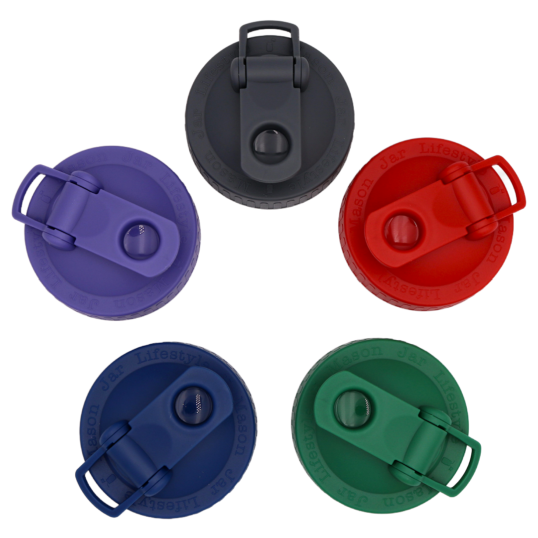 Pour & Store Shaker Lid with Carry Loop for Mason Jars - Concordia Style Boutique