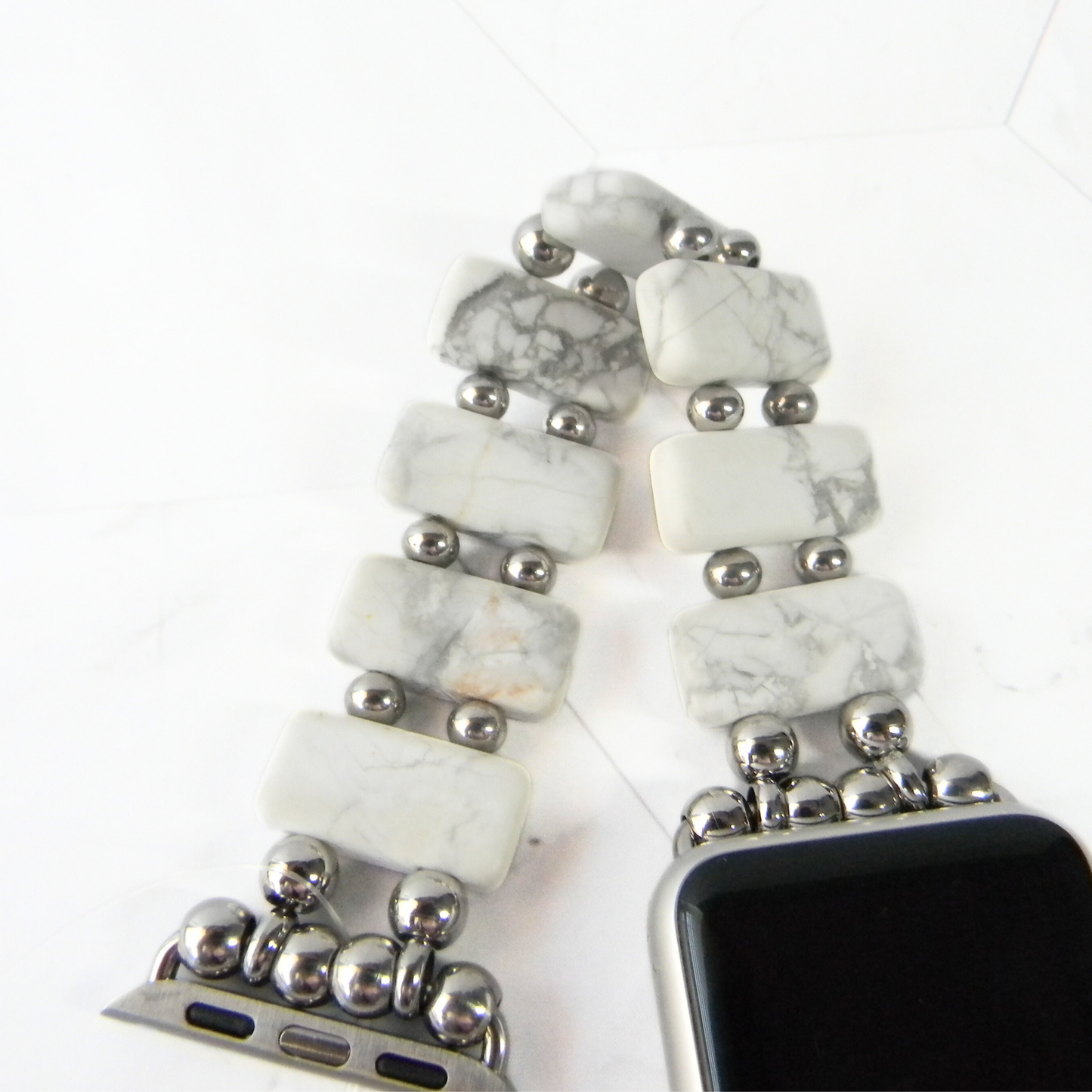 Matte Howlite Smartwatch Band for Apple