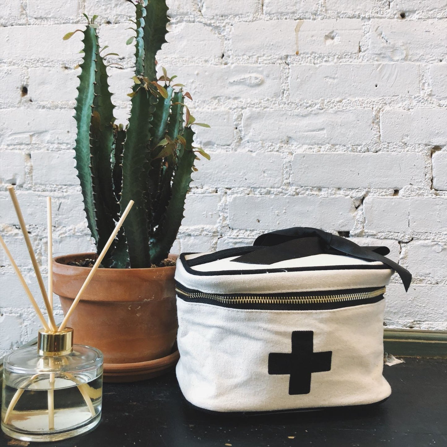 Meds and First Aid Storage Box, Cream - Concordia Style Boutique