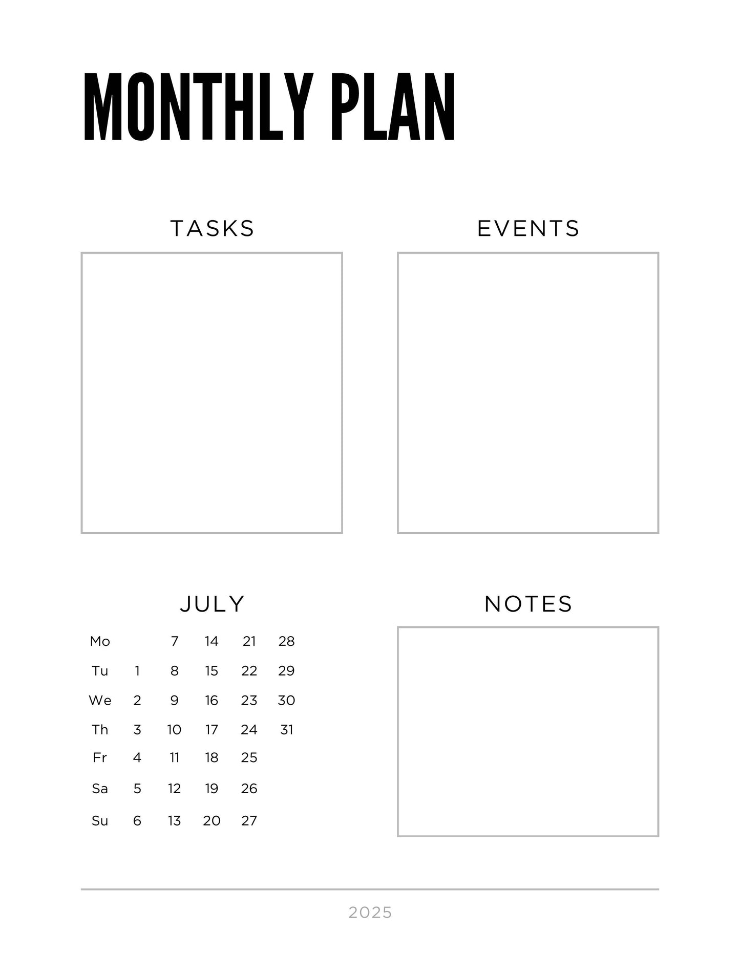 2025 Planner/Journal for Printing, GoodNotes, Notability,or Digital Planner - “Memento Mori” - Concordia Style Boutique
