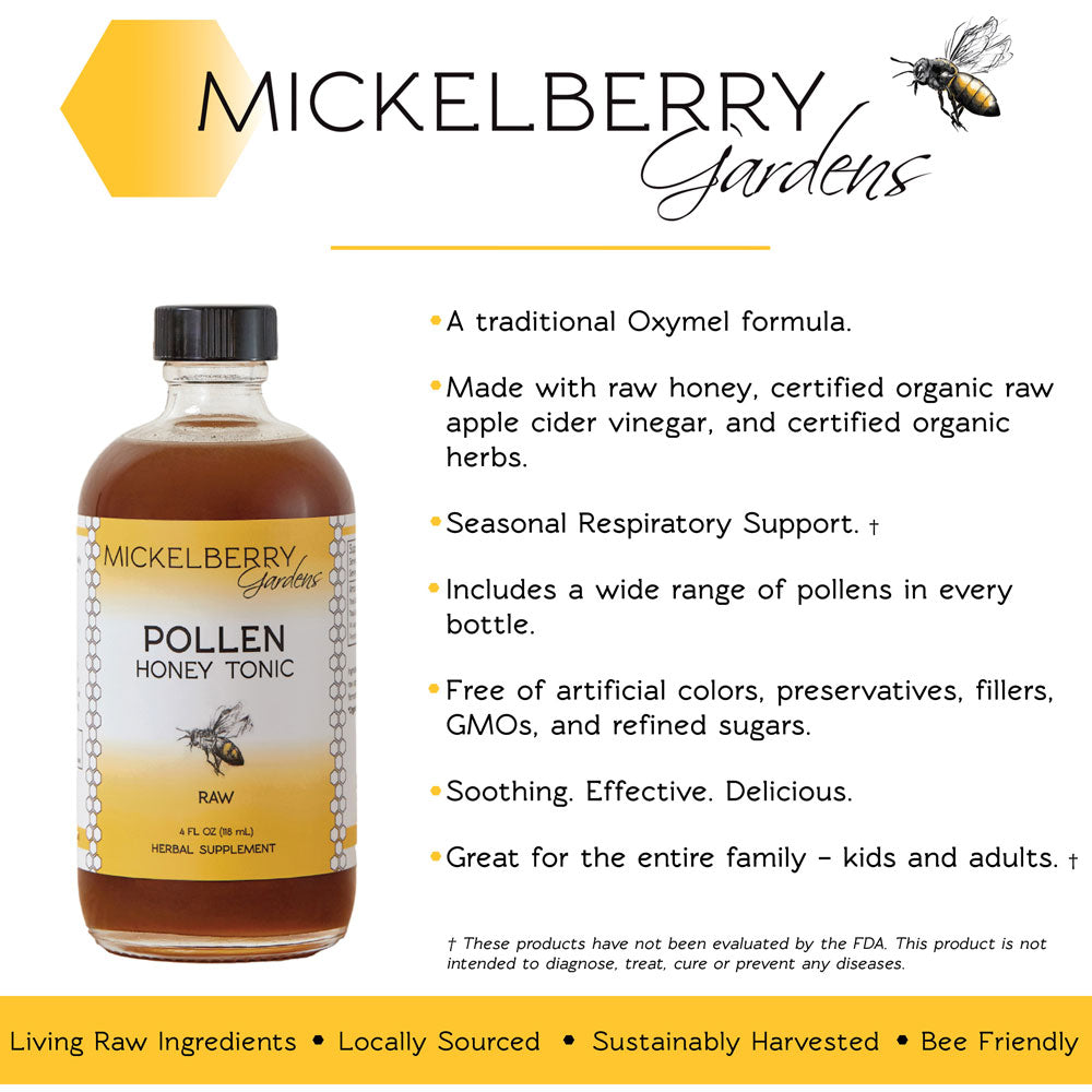 Pollen Honey Tonic - Premium Honey Tonic from Mickelberry Gardens - Just $11.99! Shop now at Concordia Style Boutique