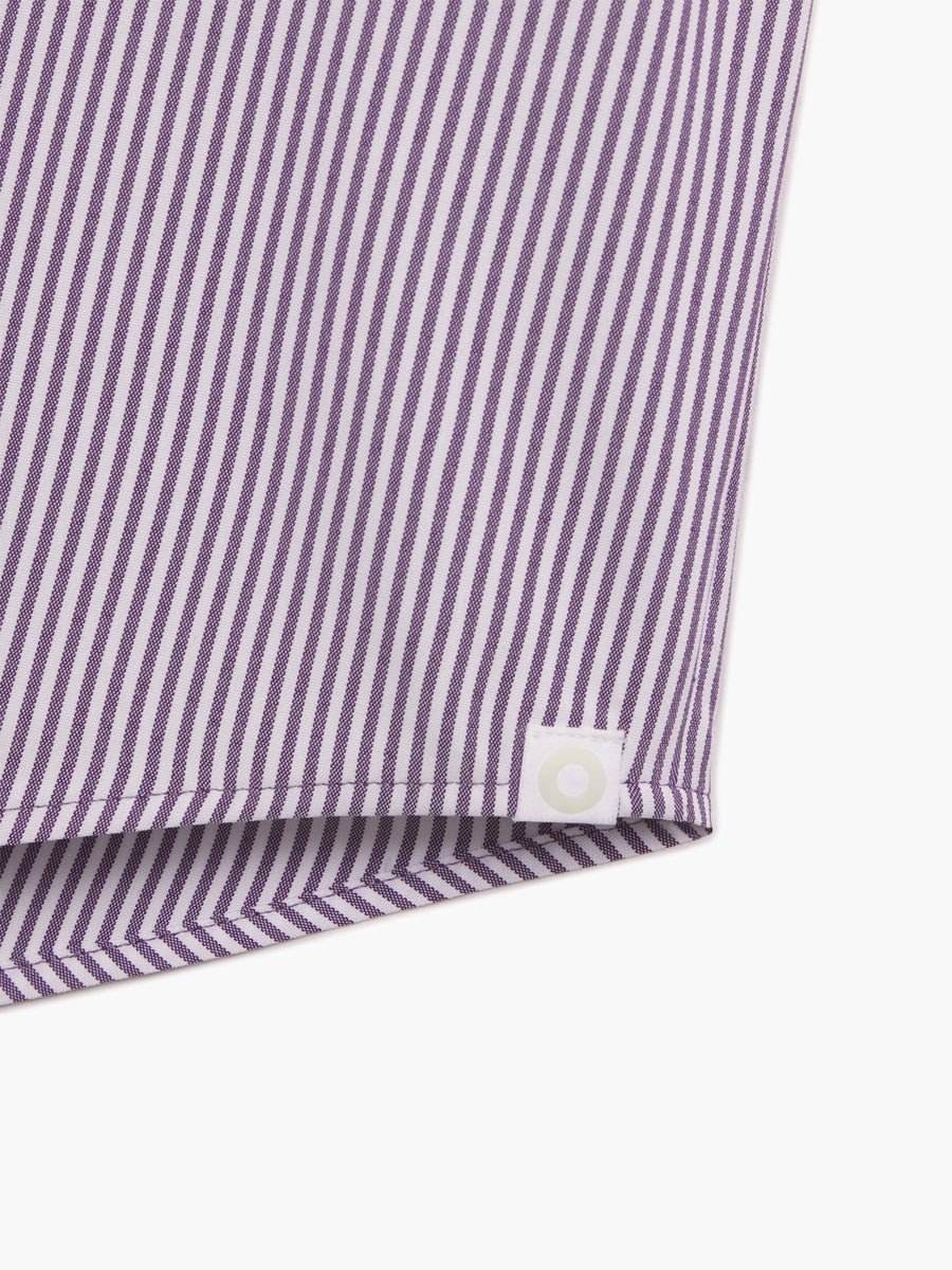 Men's AeroZero Dress Shirt - Burgundy Stripe - Concordia Style Boutique
